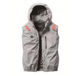 バートル　ＡＣ２０６４　エアークラフト ベスト　アッシュグレー　Ｍ