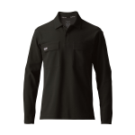 バートル　５１５　長袖ポロシャツ　ブラック　Ｍ