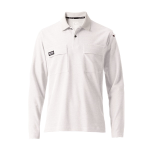 バートル　５１５　長袖ポロシャツ　ホワイト　Ｍ