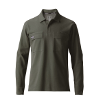 バートル　５１５　長袖ポロシャツ　ミルスグリーン　Ｍ