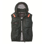 バートル　ＡＣ１１５４　ＡＣタクティカルベスト　カモフラブラック　Ｍ