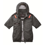 バートル　ＡＣ１１５６　ＡＣタクティカル半袖ブルゾン　ストームグレー　Ｍ