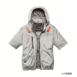 バートル AC2096HB AC半袖ブルゾン アッシュグレー L