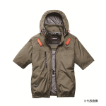 バートル AC2096HB AC半袖ブルゾン カーキ L