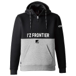 アイズフロンティア　＃8920　ストレッチニットハーフジップパーカー　バイカラー　３Ｌ