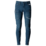 アイズフロンティア　＃７４５２　接触冷感ストレッチデニム カーゴパンツ　インディゴブルー　７６