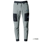 アイズフロンティア　＃３２８２　エアーダクトA.D.ストレッチ　ジョガーパンツ　グレージュ×ブラック　Ｌ