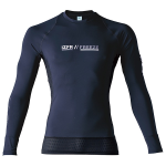 アイズフロンティア　＃２２０　接触冷感コンプレッション　クルーネックシャツ　ネイビー　Ｌ