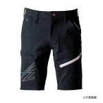 アイズフロンティア　＃5334　P.A.ストレッチハーフパンツ　ブラック　ＬＬ