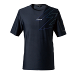 アイズフロンティア　＃００１　超接触冷感 ストレッチナイロン 半袖クルーネックシャツ　ブラック　Ｍ