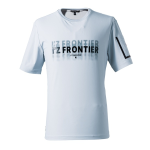 アイズフロンティア　＃００２　超接触冷感 ストレッチナイロン 半袖クルーネックシャツ　シルバーグレー　Ｌ