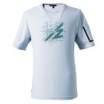 アイズフロンティア　＃００４　超接触冷感 ストレッチナイロン 半袖クルーネックシャツ　シルバーグレー　Ｍ