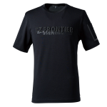 アイズフロンティア　＃００６　接触冷感 ダブルフェイスCVC 半袖クルーネックシャツ　ブラック　ＬＬ