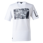 アイズフロンティア　＃００８　接触冷感 ダブルフェイスCVC 半袖クルーネックシャツ　ホワイト　Ｍ