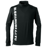 アイズフロンティア 9103 裏起毛ストレッチ 長袖モックネック アナザーブラック L