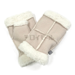 フリースボア手袋　指なし　DBE