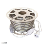 ＬＥＤロープライト 片面発光 １０ｍ 白色（電源付き）ＦＲＬ－Ｗ１０Ｍ