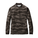 バートル　６５５　モックネックロングＴシャツ　カモフラブラック　Ｌ