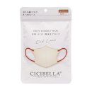 ＣＩＣＩＢＥＬＬＡ　３Ｄ小顔マスク　バイカラータイプ　オールドレース　ふつう　１０枚入