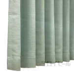 防炎カーテン　ハンブル　ブルー　幅１００×丈１３５ｃｍ　２枚入