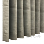 防炎カーテン　ハンブル　ダークグレー　幅１００×丈１３５ｃｍ　２枚入