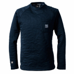 アイズフロンティア　９９８１　３Dエアロジャガードストレッチ　長袖クルーネックシャツ　ネイビー　３Ｌ