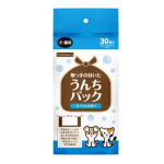 ペットライブラリー　取っ手の付いたうんちパック　せっけんの香り　犬・猫用　30枚