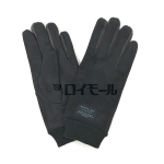 手袋　フェイクスウェード　裏ボア　ブラック