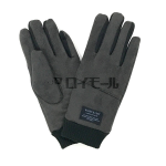 手袋　フェイクスウェード　裏ボア　グレー