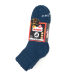 ホカロン　ソックス　メンズ　総パイル　２足組　ショート丈　ネイビー