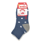 ホカロン　ソックス　レディース　裏起毛　１足　ドット柄