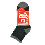 ホカロン　ソックス　レディース　２足組　ブラック　切替