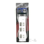 耐雷サージ付きタップ　３個口　コード長 ３ｍ