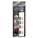 耐雷サージ付きタップ　４個口　コード長 ３ｍ