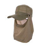 メッシュキャップ 日よけ付　ベージュ