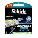 シック　クアトロ４　チタニウムレボリューション　替刃　８コ入