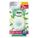 消臭力　コンパクト　トイレ用　グリーンフルーティー　つけかえ用　２個セット