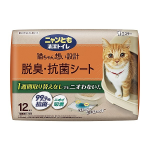 ニャンとも清潔トイレ　脱臭・抗菌シート　１２枚