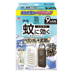 アース　マモルーム　蚊に効く 吊るだけプレート　ベランダ用＋玄関用　９ヵ月用　ペアパック