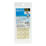 ＥＬＰＡ　結束バンドベース　ホワイト　１０個入　ＫＢＢ－Ｎ２０１０Ｐ（WH）