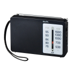 ＥＬＰＡ　ＡＭ／ＦＭ 電池長持ちラジオ　ＥＲ－Ｃ８６Ｆ