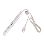 ELPA スリム回転USBタップ 4個口+2ポート ホワイト WBS-SL402USB(W)