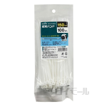 ELPA　結束バンド　１５０ｍｍ　ＫＢＦ－Ｓ１５０１００　ホワイト　１００本入