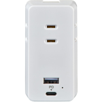 ＥＬＰＡ　電源タップ　ＵＳＢタップ ＰＤ２０Ｗ　UC-322SB（W）