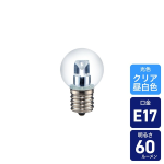 エルパ (ELPA)　LED装飾用電球 ミニボール球形 G30 E17 クリア昼白色 LDG1CN-G-E17-G2453