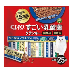 ＣＩＡＯ　チャオ　すごい乳酸菌　クランキー　かつおバラエティ　２５袋
