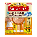ＣＩＡＯ　チャオ　ちゅ～るごはん　総合栄養食　とりささみバラエティ　２０本