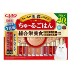 CIAO チャオ ちゅ~るごはん 総合栄養食 まぐろバラエティ 40本