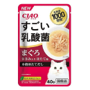 ＣＩＡＯ　チャオ　すごい乳酸菌　パウチ　まぐろ　ささみ入りほたて味　４０ｇ