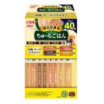 いなば ちゅ~るごはん 総合栄養食タイプ お肉・チーズバラエティ 40本入(BOX)